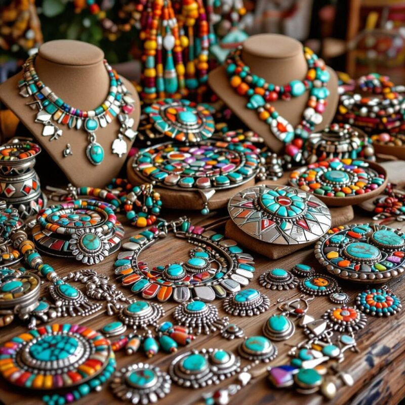Southwestern style accessories and Western-inspired jewelry.